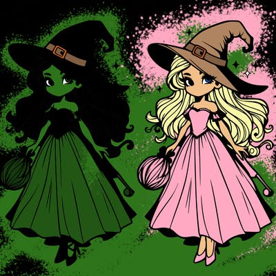 beautiful wicked witch. from wicked