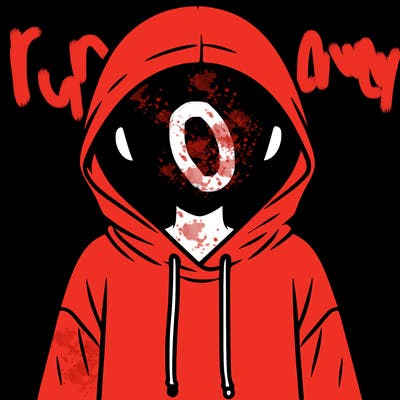 faceless girl in hoodie