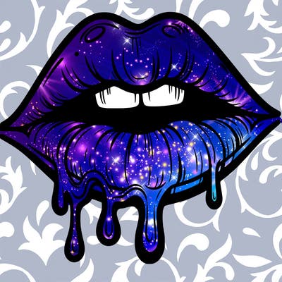 lips that look realistic and drip