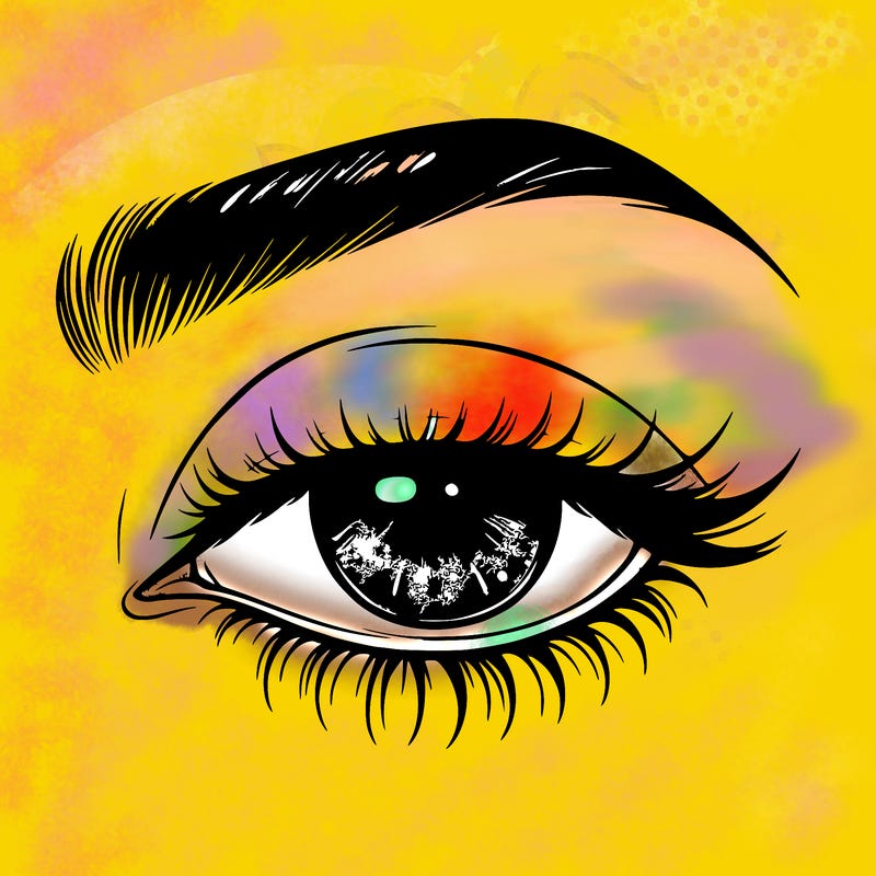 eye closed realistic