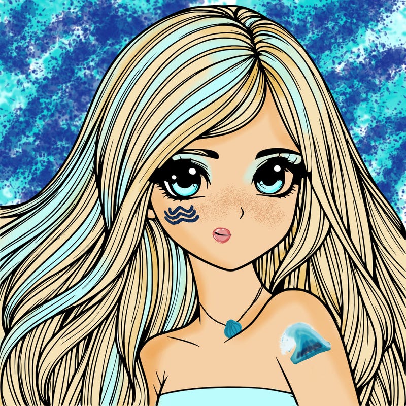 realistic girl pretty long hair