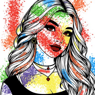 detailed realistic girl