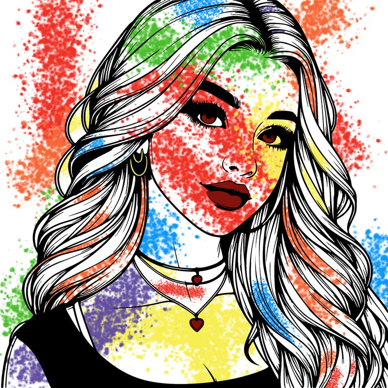 detailed realistic girl