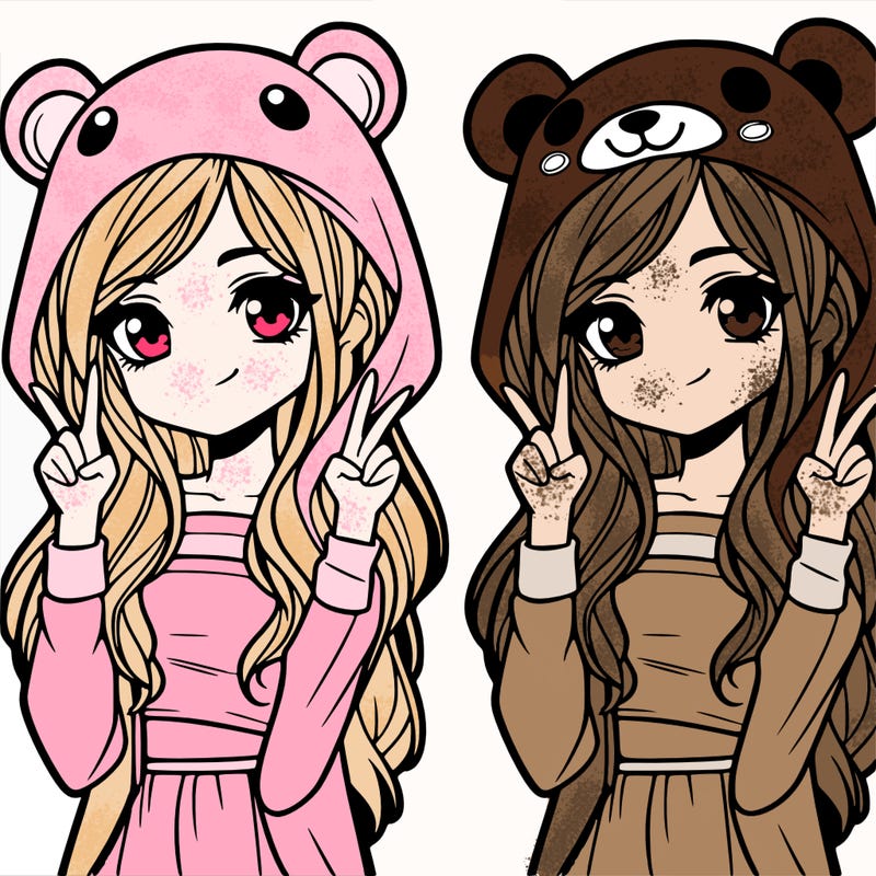 teen girl in animal costume