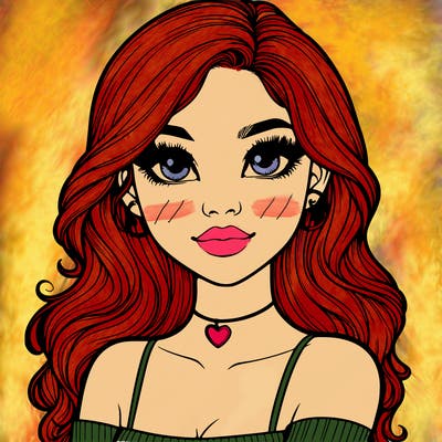 realistic pretty girl