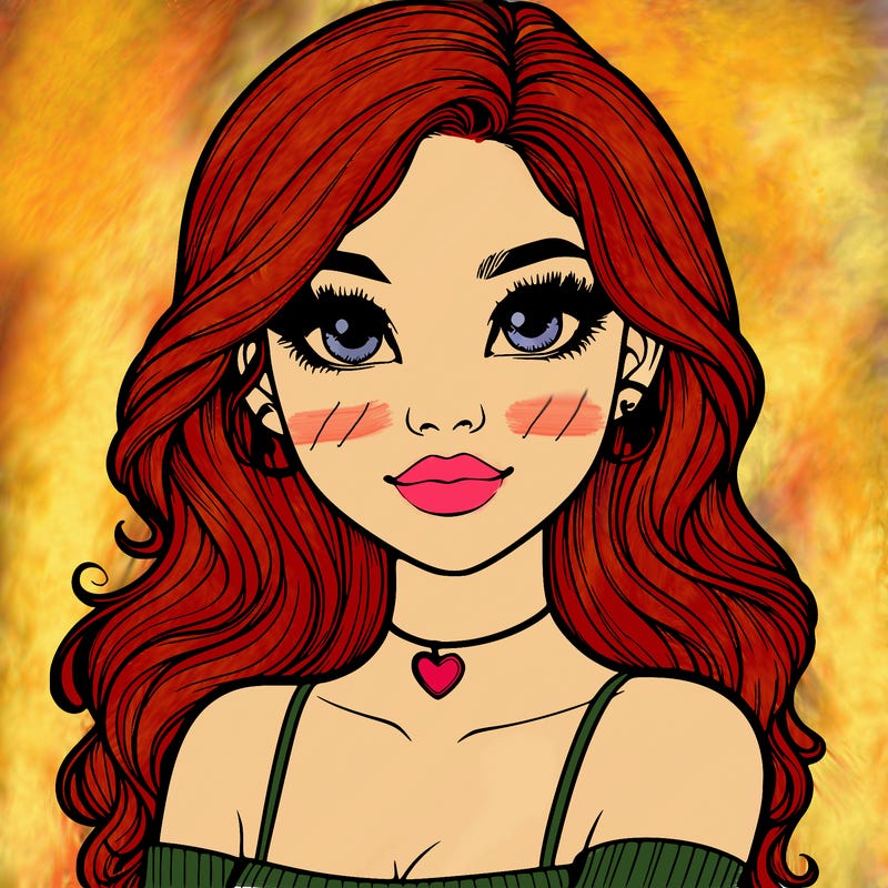 realistic pretty girl