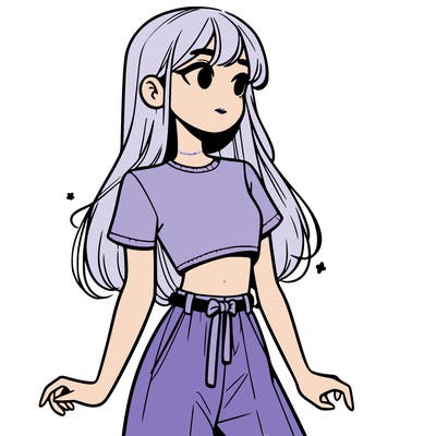 girl in a cute crop top