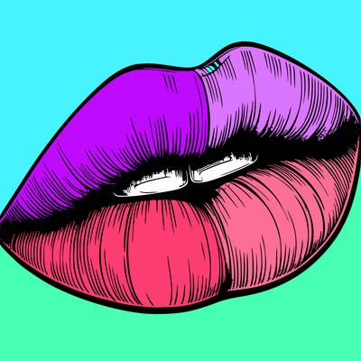 realistic lips
