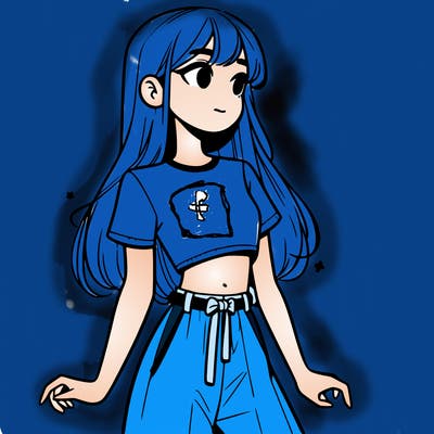 girl in a cute crop top