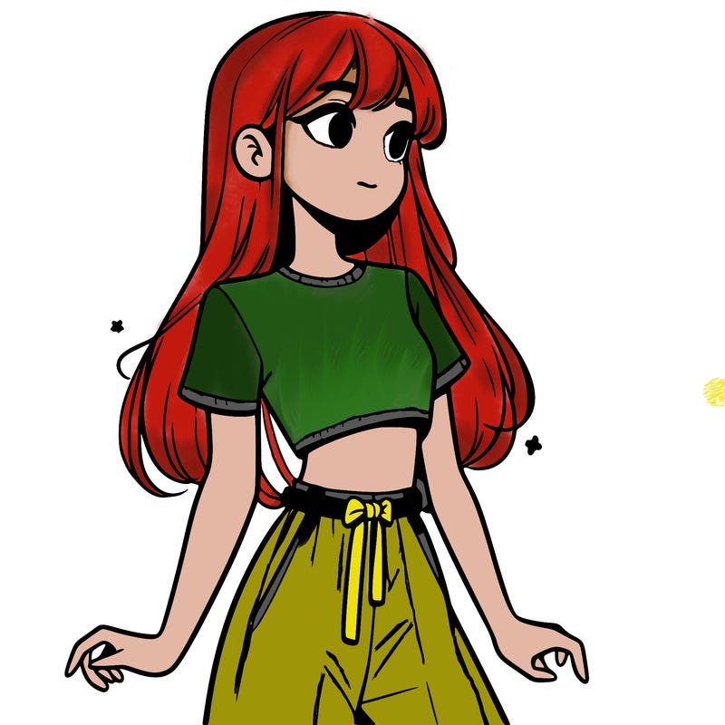 girl in a cute crop top