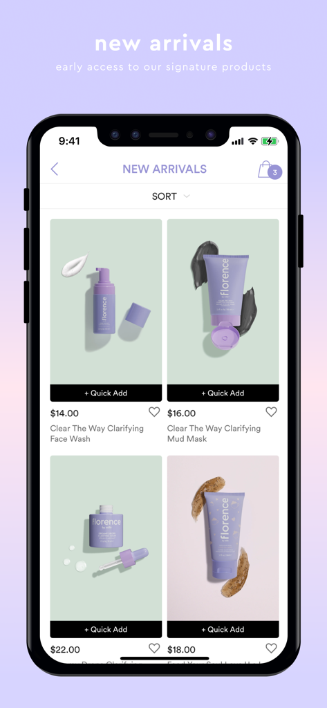 florence by mills - Una vetrina di nuovi prodotti skincare nell'app florence by mills.