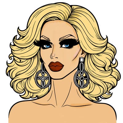 realistic drag queen