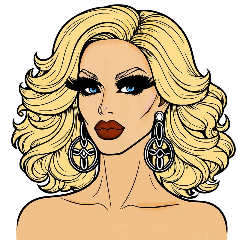 realistic drag queen