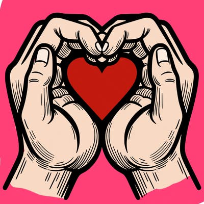 hands making a heart