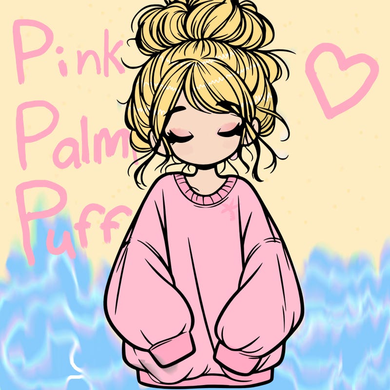 girl with baggy sweatshirt and messy bun