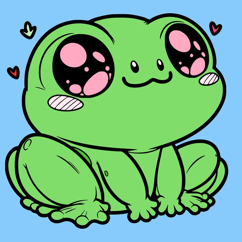 cute frog person realistic