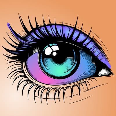 realistic eye