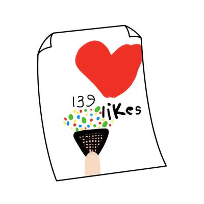 just a flat piece of paper