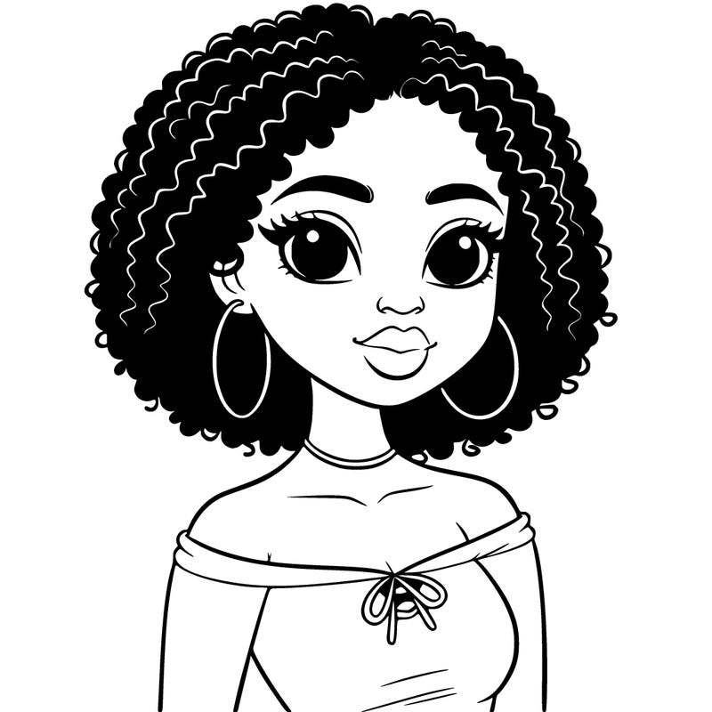 beautiful black girl