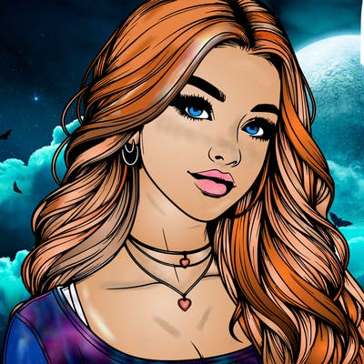 detailed realistic girl