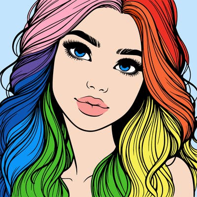 beautiful realistic girl