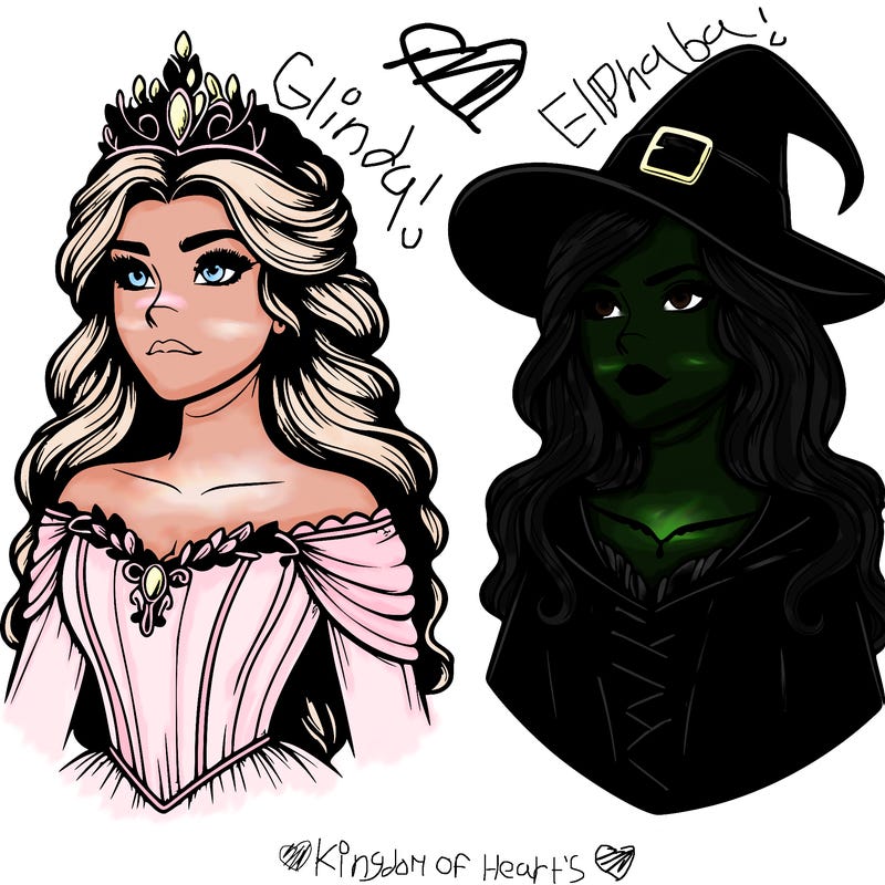 princess and witch realistic
