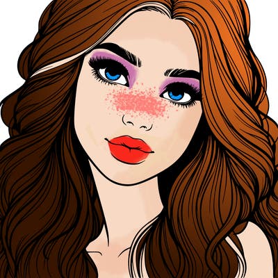 beautiful realistic girl