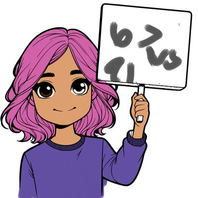 realistic girl holding up a sign