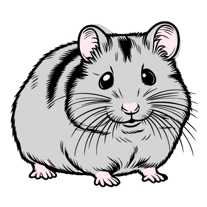 realistic hamster