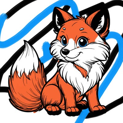 realistic fox