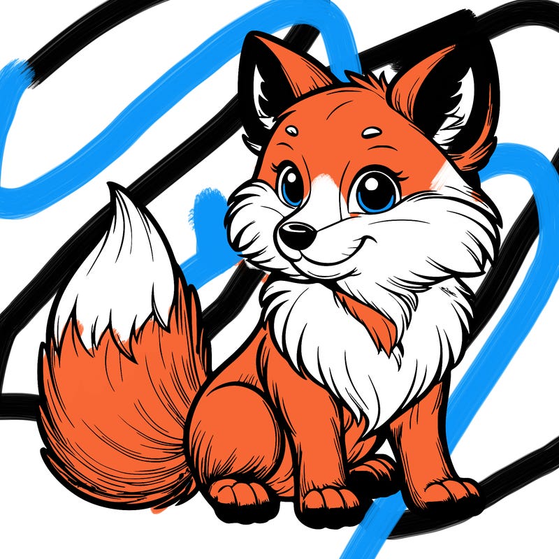 realistic fox