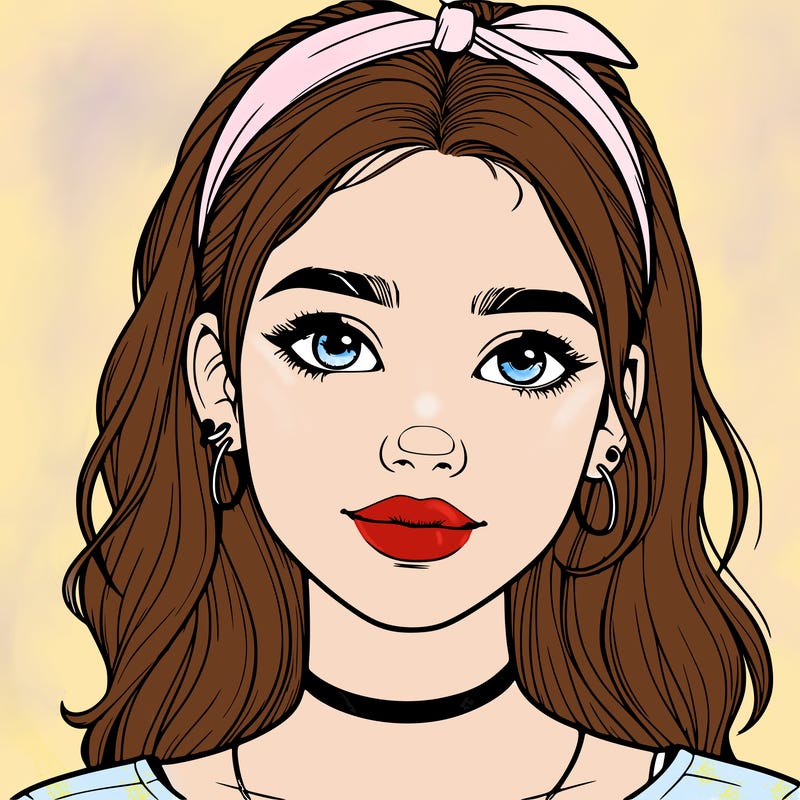 realistic teenage girl