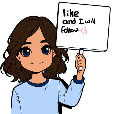 realistic girl holding up a sign