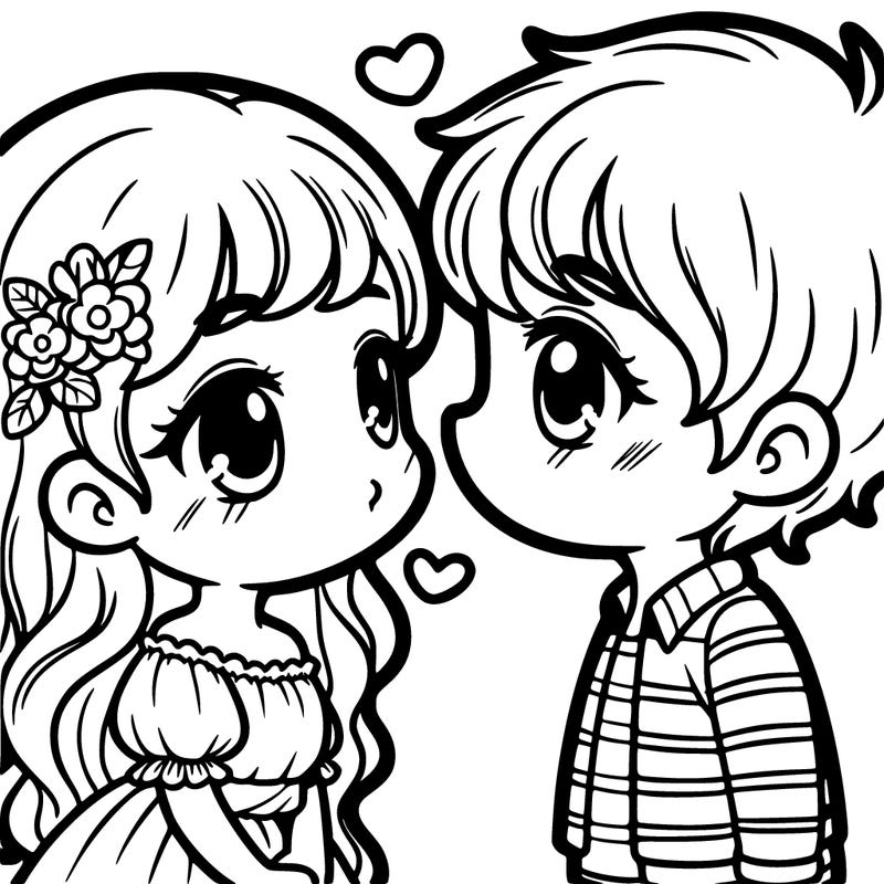 girl and boy in love