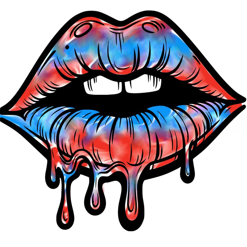 lips that look realistic and drip