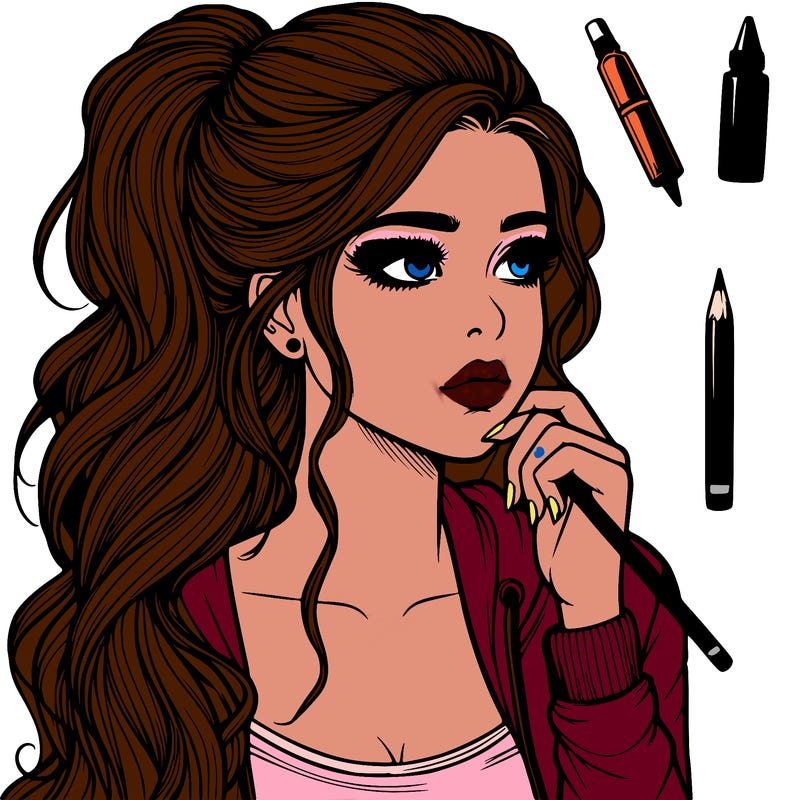 realistic teenage pretty