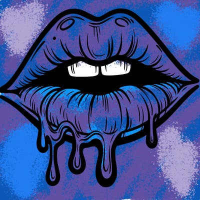 lips that look realistic and drip