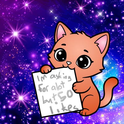 a small cat with a blank sheet of paper in its hand. the cat is sooooooo cute!
