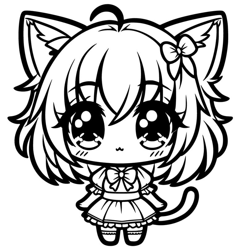 chibi cat girl