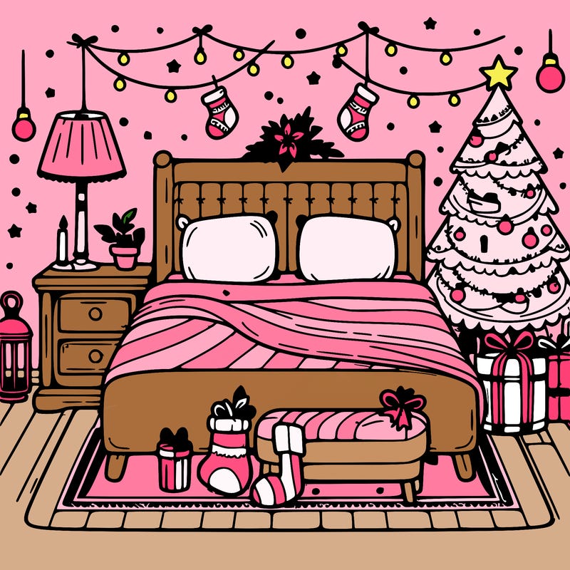 bedroom christmas