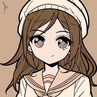 manga character girl