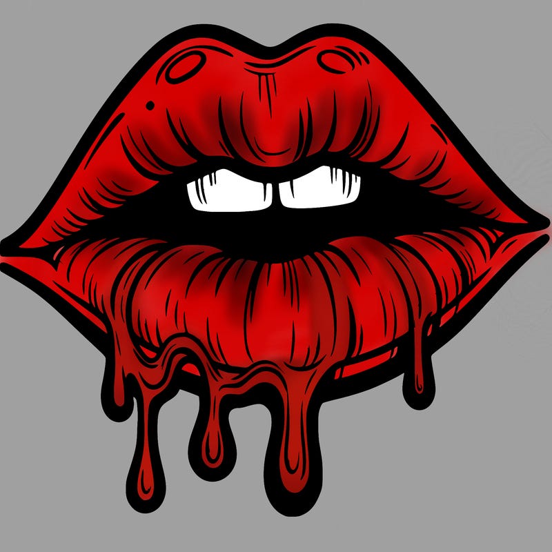 lips that look realistic and drip