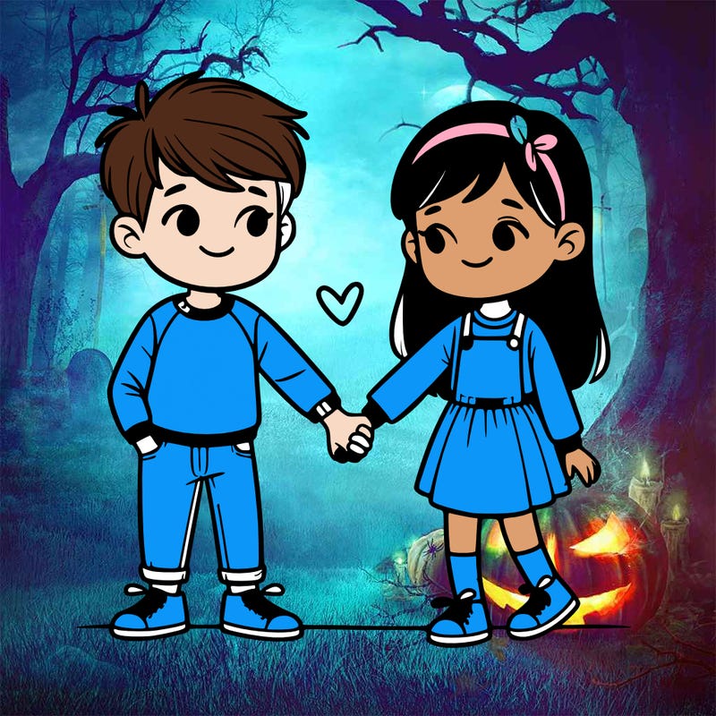 best friends holding hands