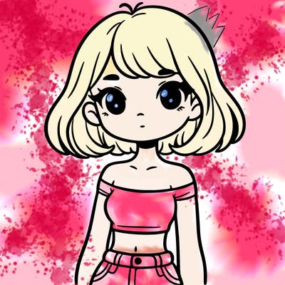 girl in a cute crop top