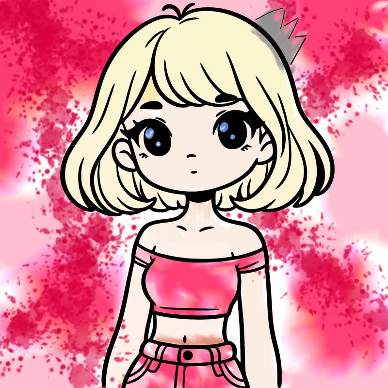 girl in a cute crop top