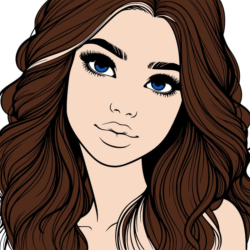 beautiful realistic girl