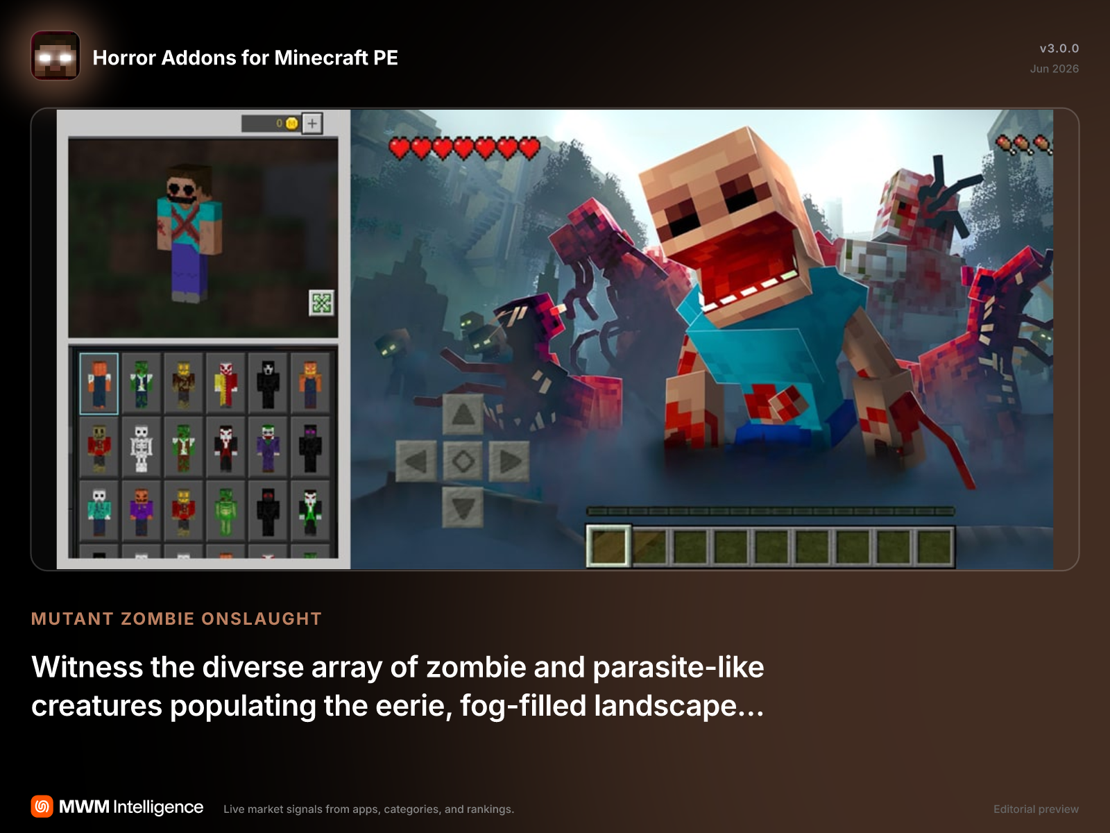 Horror Addons for Minecraft PE - Entertainment App | MWM