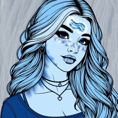 detailed realistic girl