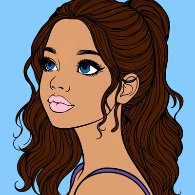 beautiful realistic girl