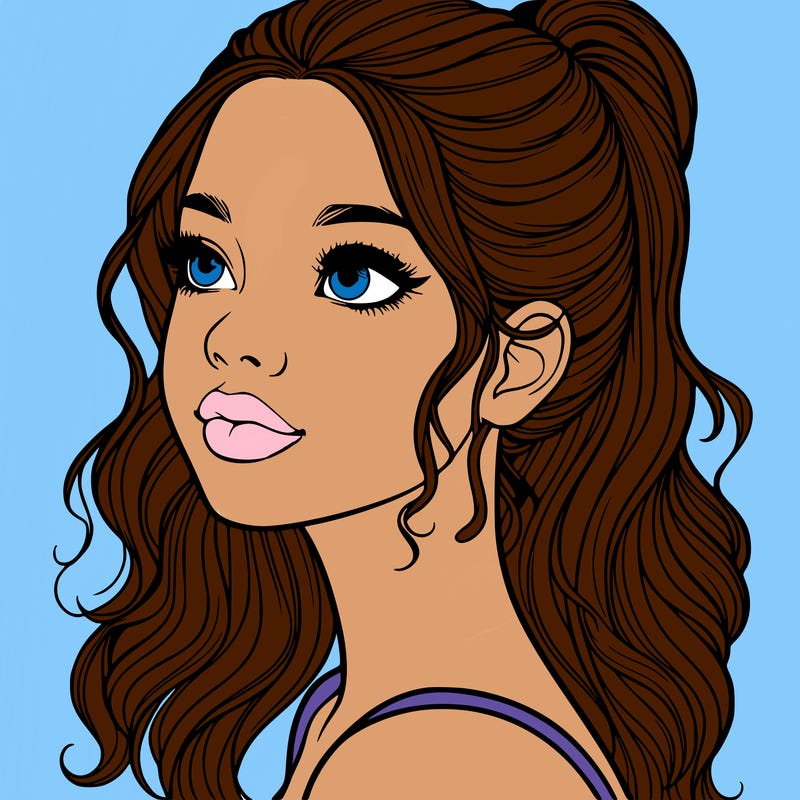 beautiful realistic girl